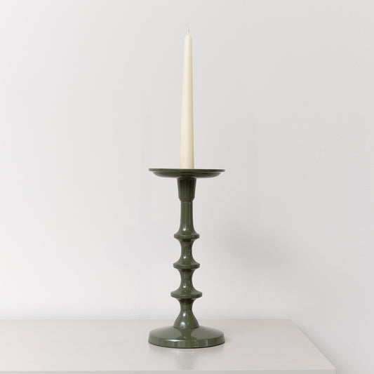  Green Candle Holder - 26.5cm 