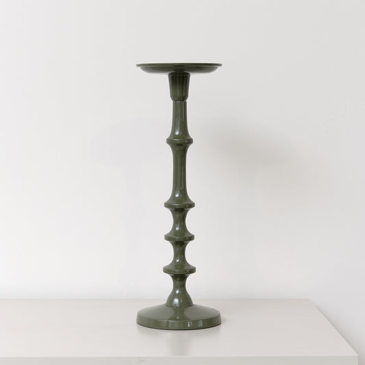  Large Green Candle Holder - 36cm 