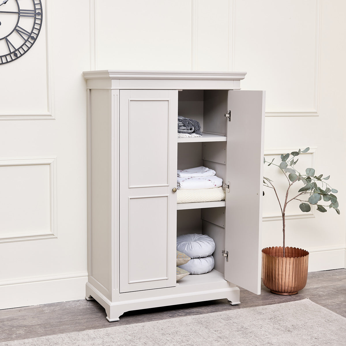 Windsor painted store linen cabinets