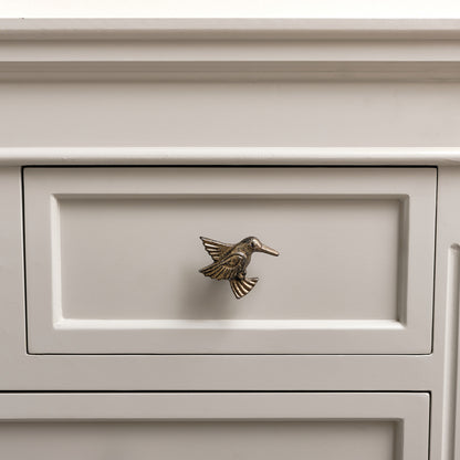 Bronze Humming Bird Drawer Knob