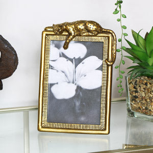  Gold Leopard Photo Frame 