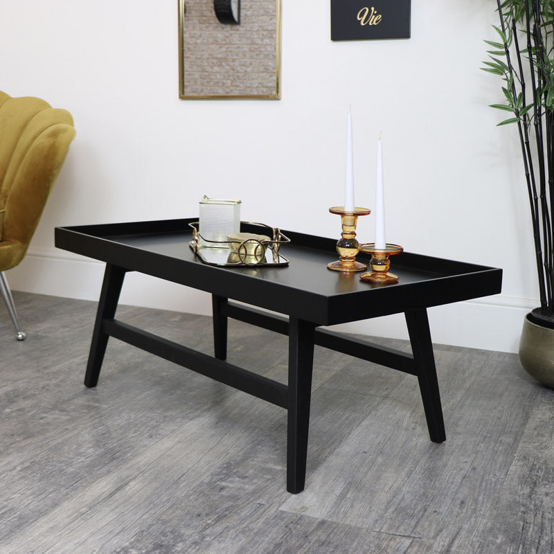 Rectangle Black Coffee Table