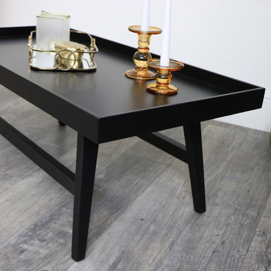  Rectangle Black Coffee Table 