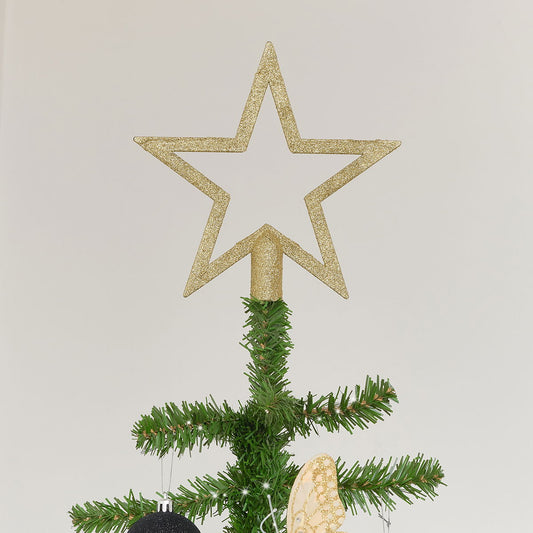  Gold Glitter Star Christmas Tree Topper 