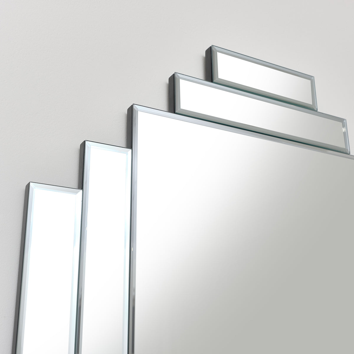 Large Art Deco Wall Mirror 56cm x 142cm