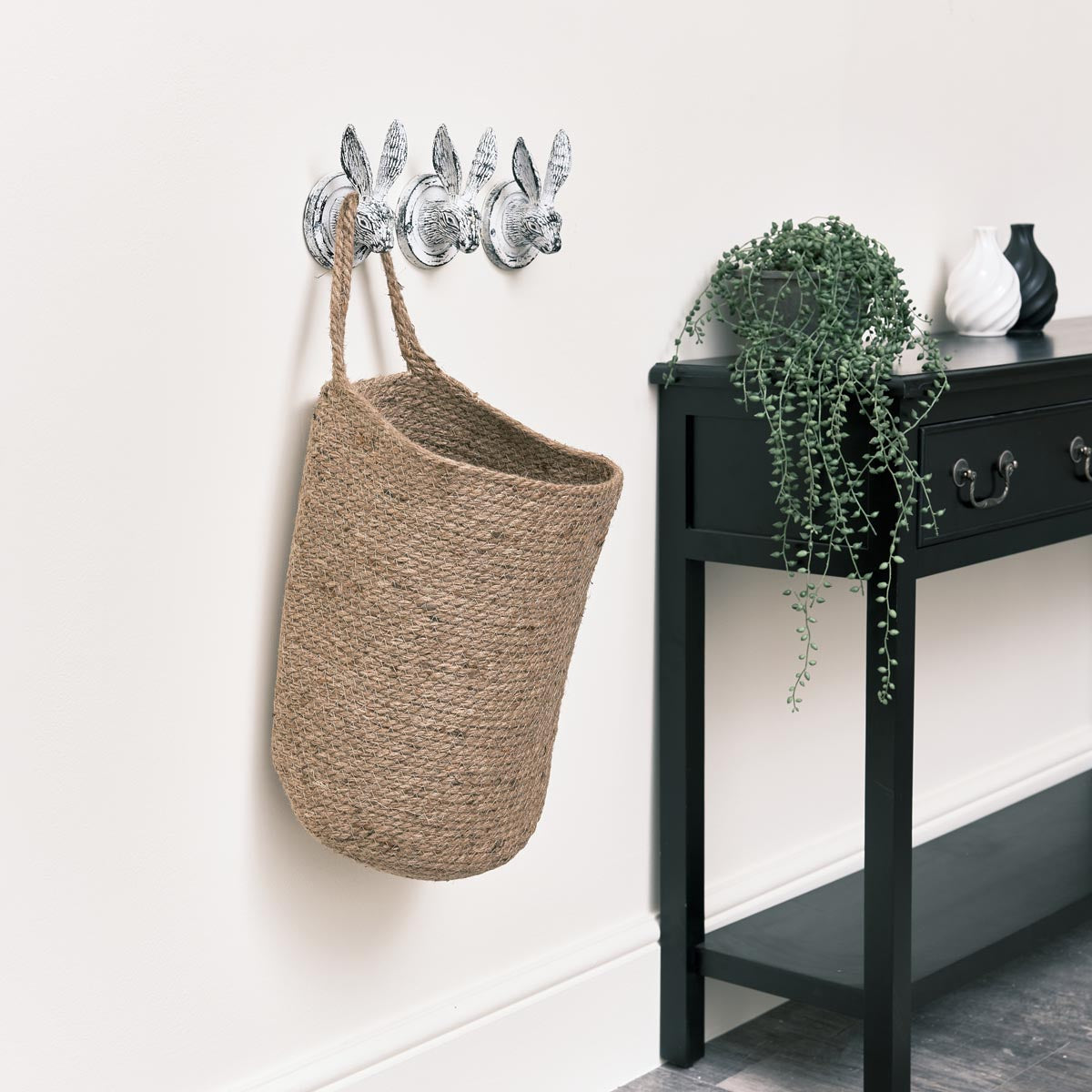 Large Jute Hanging Basket