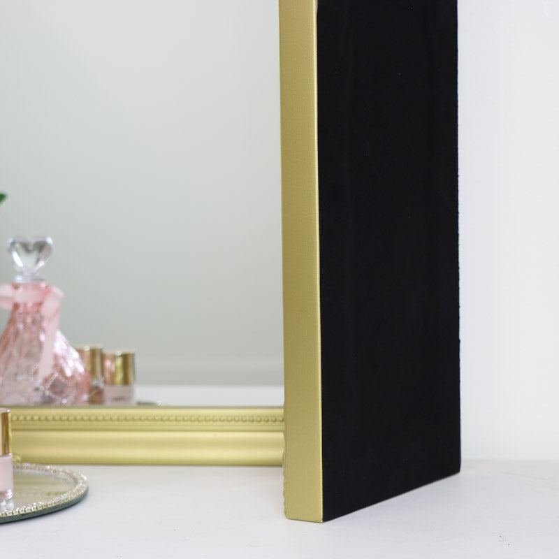 Ornate Gold Triple Dressing Table Mirror 55cm x 74cm