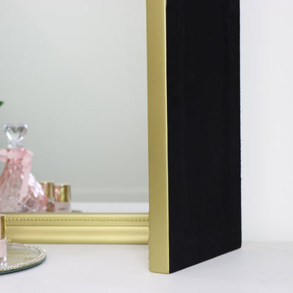 Ornate Gold Triple Dressing Table Mirror 55cm x 74cm