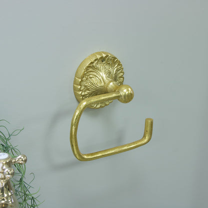 Luxe Gold Toilet Roll Holder 17cm x 16 cm