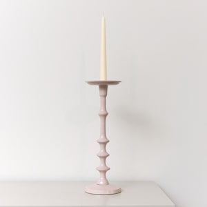  Large Pink Candle Holder - 36cm 