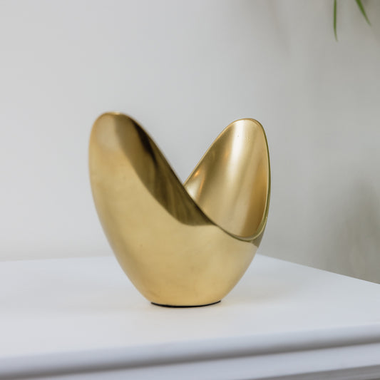  Gold Metal Decorative Bowl 