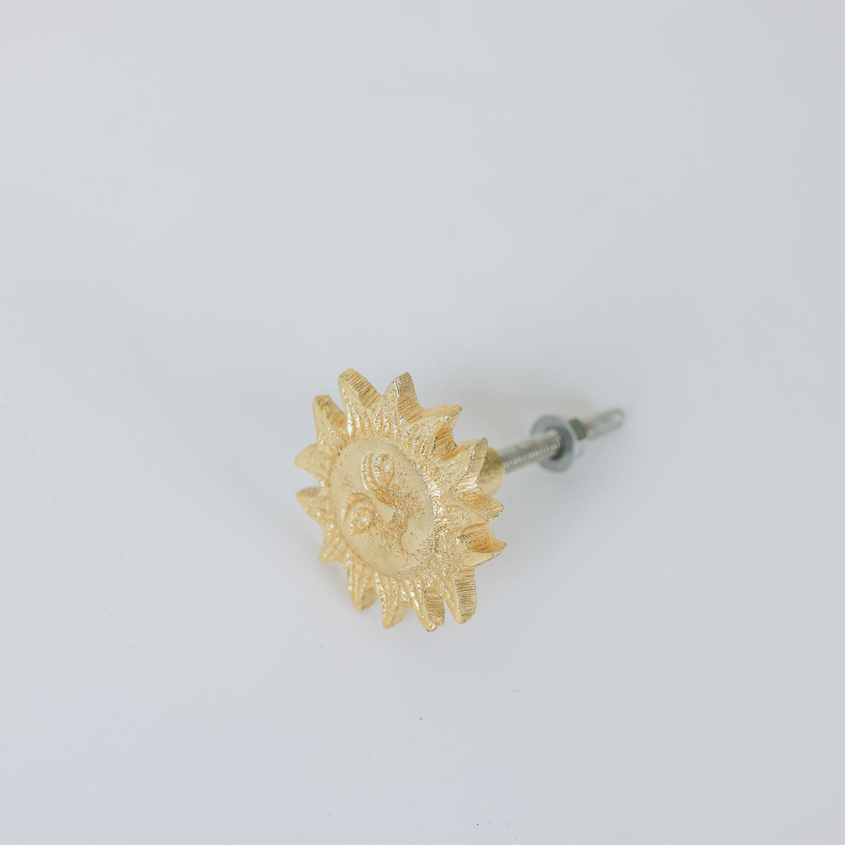 Gold Sun Drawer Knob