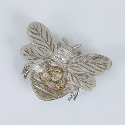  Silver Bumblebee Trinket Tray 