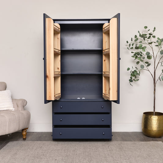  Large Navy Blue Pantry/Storage Closet 