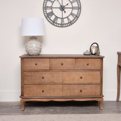 7 Drawer Wooden Chest of Drawers - Ashwell Range