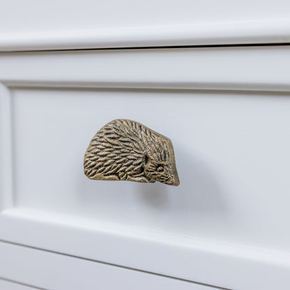 Rustic Hedgehog Drawer Knob