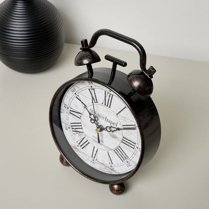 Black Table Top / Mantel Clock 15.5cm x 24cm