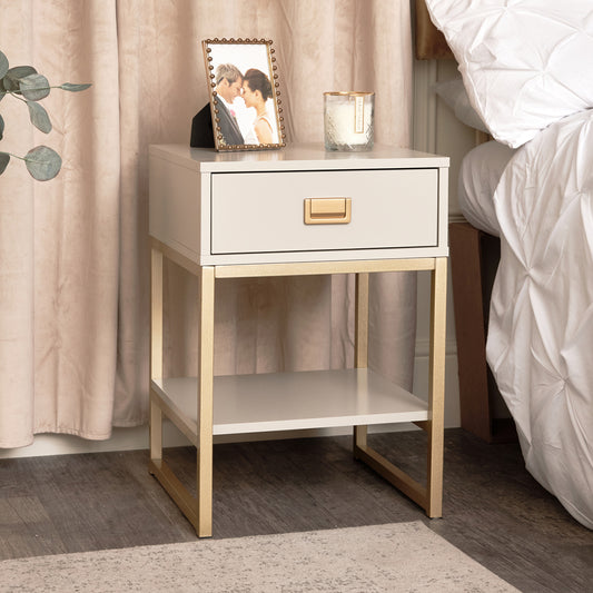  One Drawer Bedside Table - Elle Stone Range 