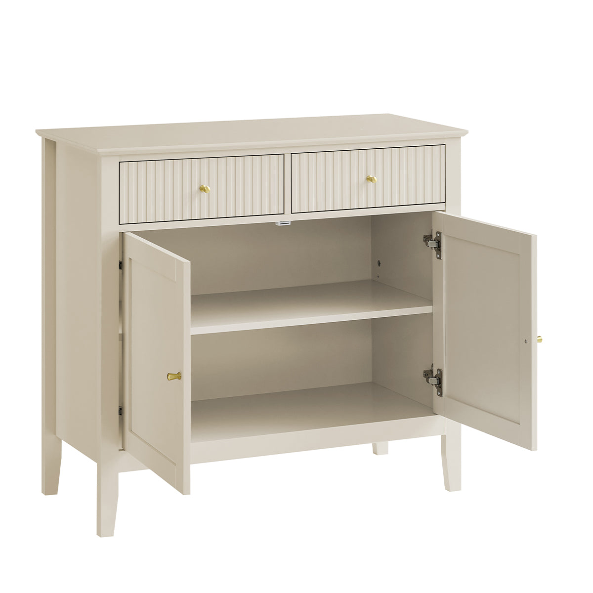 Taupe Two Door Two Drawer Sideboard - Hales Taupe Range