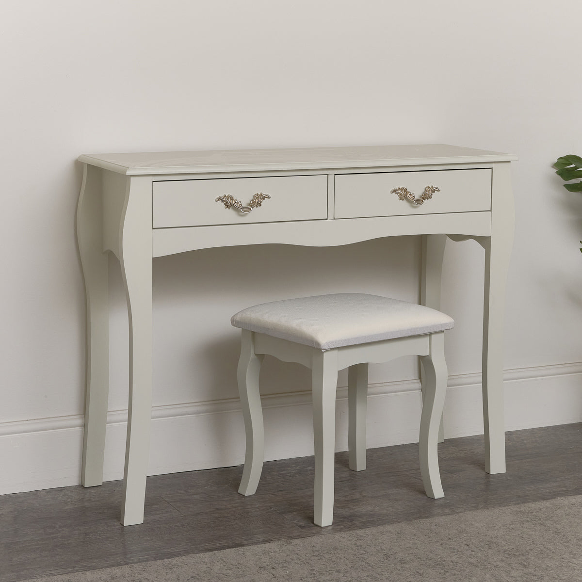 Dressing Table & Stool Set - Elizabeth Ivory Range