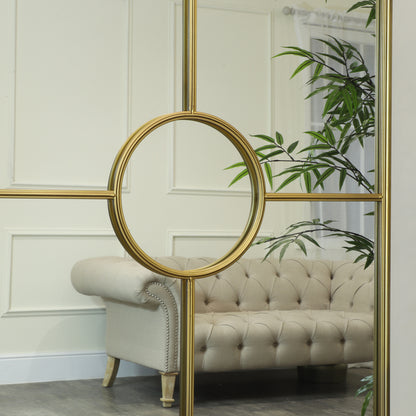 Ornate Gold Framed Wall Mirror 110cm x 70cm