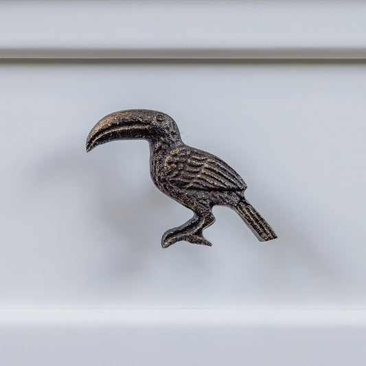  Rustic Toucan Drawer Knob 