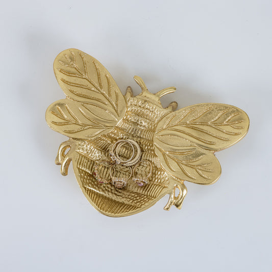  Gold Bumblebee Trinket Tray 