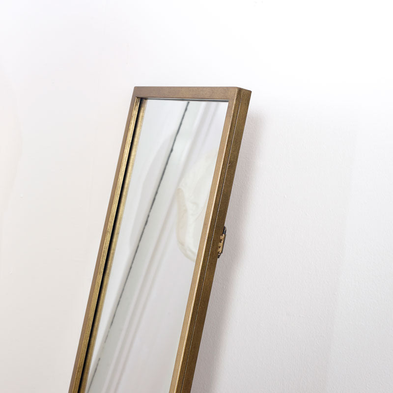 Gold full deals length wall mirror